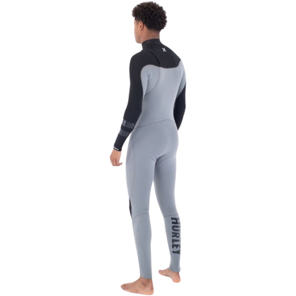 2025 Hurley Mens Advant 3/2mm Chest Zip Wetsuit MFS0013322 - Iron Ore
